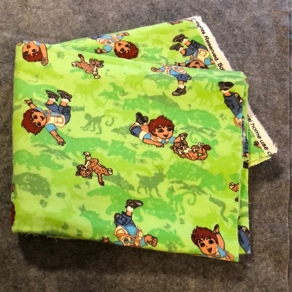 Flannel fabric approximately 2 yards